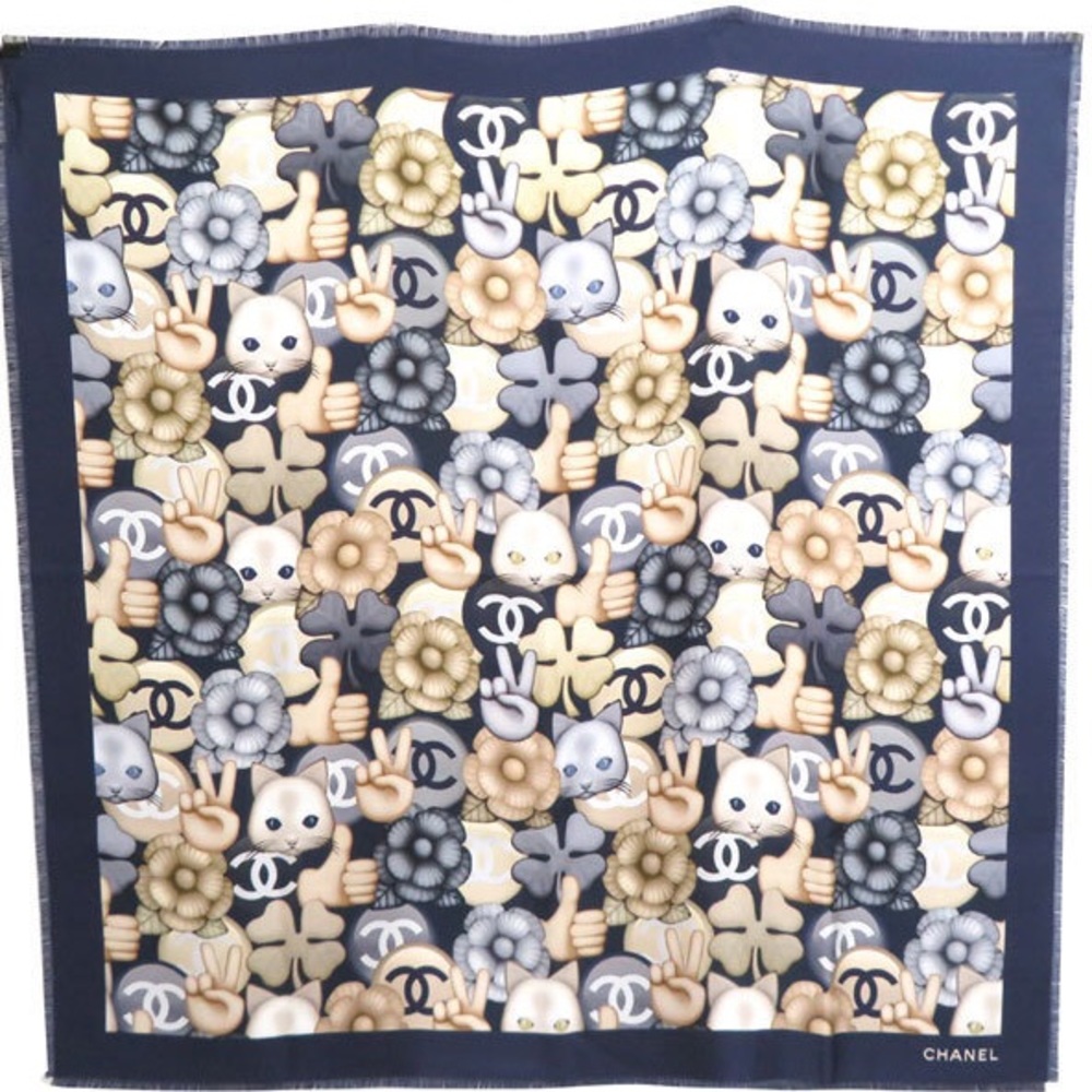 Chanel Super Rare Limited Cat Scarf